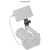 SmallRig 6313 - regulowane mocowanie, uchwyt do monitora do użytku w pionie i poziomie (mocowanie zimna stopka) - przykład użycia